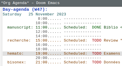 My simple org-agenda